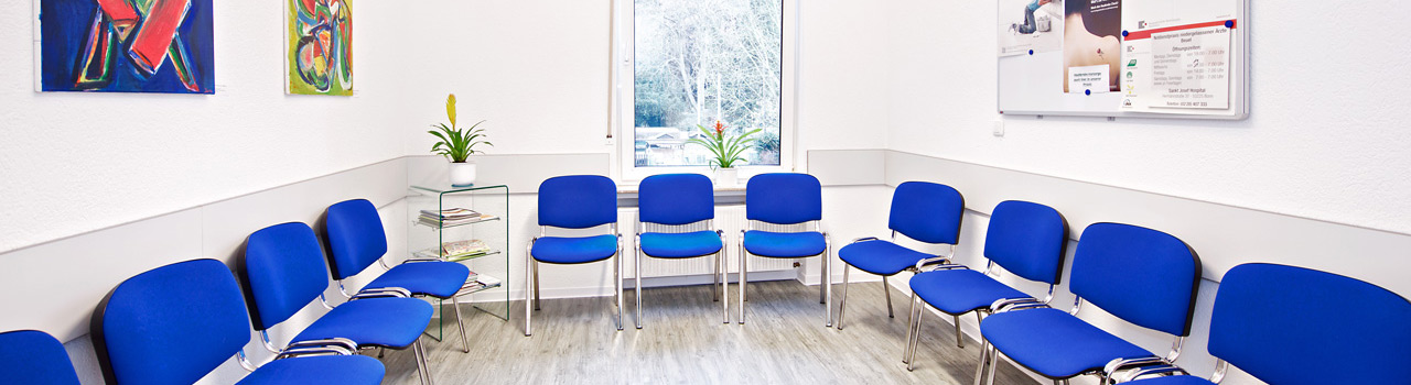 Warteraum der Praxis